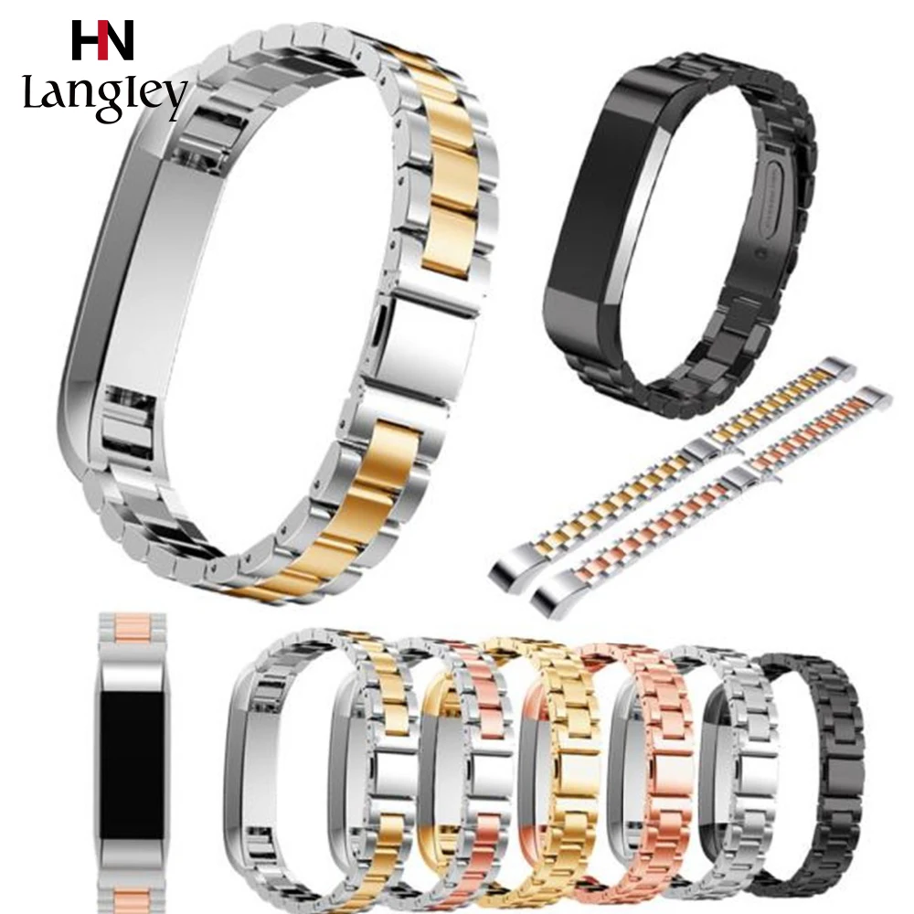

Stainless Steel Watchband For Fitbit Alta HR Straps Bracelet Links Band Fitbit Replacment Wristbands New Watch Accessories #a