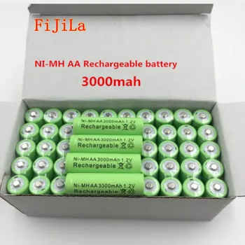 

AA 1.2V rechargeable battery 3000mah 1.2V New Alkaline Rechargeable batery for led light toy mp3 Free shipping