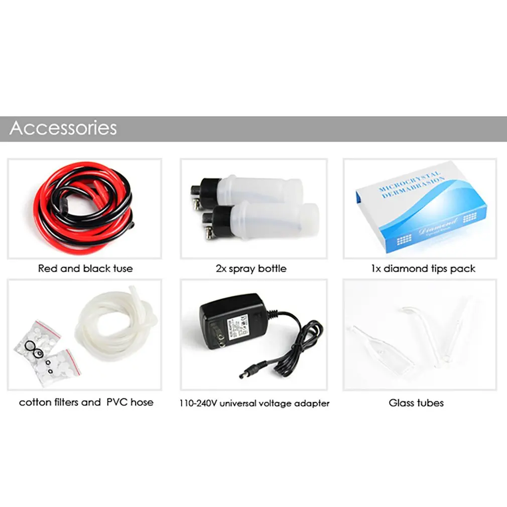 Diamond Microdermabrasion Dermabrasion Machine Water Spray Exfoliation Beauty Machine Removal Wrinkle Facial Peeling Tool