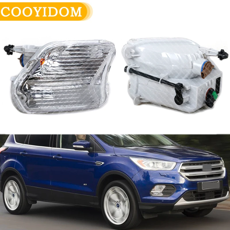 Left / Right Car Front Fog Lights Turn Signal Lamp For Ford Escape Kuga