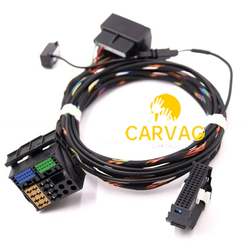 

Для VW Golf Passat Tiguan Jetta 9W2 9W7 9ZZ Bluetooth RCD510 RNS510 Plug & Play проводов кабели проводки С микрофоном