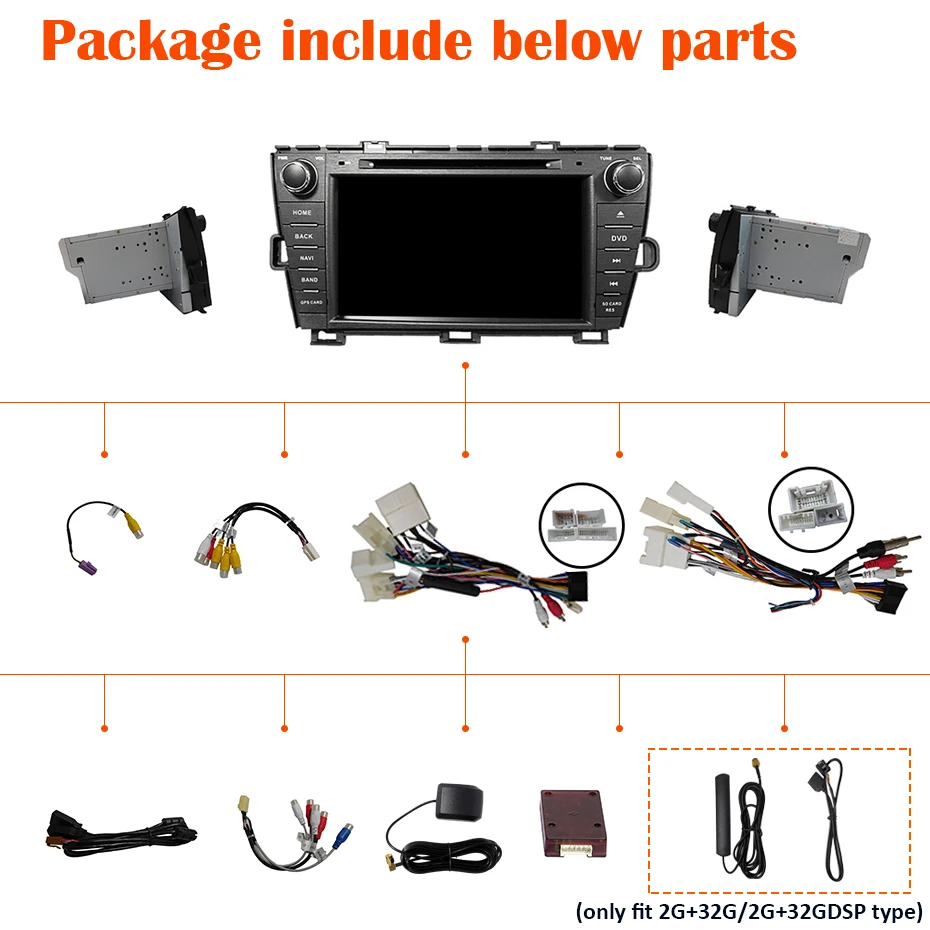 DSP IPS 64G автомобильное радио 2 din Android 10 dvd плеер GPS Авторадио аудио для Toyota Prius 2009 2013