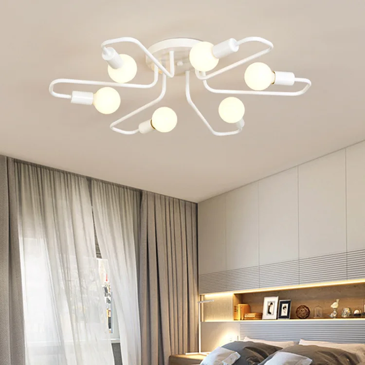 

modern Glass Ball LED pendant Lights Magic Bean pendant lamp Nordic Bedroom Living Room Restaurant Bar Kitchen LED Hanging Lamp