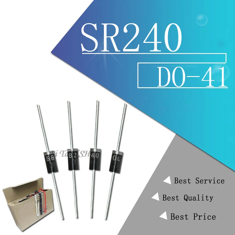 20 шт. SR240 SR260 SR360 SR540 SR560 SR2100 SR3100 SR3200 SR5100 SR5150 SR5200 DO-41 DO-27 | Электронные компоненты и