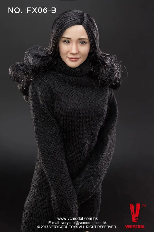 em Estoque Verycool Ásia Atriz Yang mi Cabeça Esculpir Caber 12 Polegadas Tbl ph Jiaou Bonecas Vc3.0 Fx06a Fx06b 4 Verycool vc3.0 fx06a fx06b, actria, yang mi,
