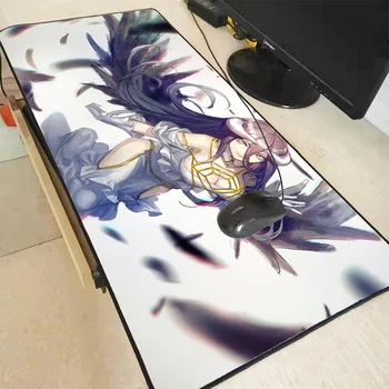 

Overlord Anime Large Gaming Mouse Pad Lockedge Mouse Mat Keyboard Pad Desk Mat Table Mat Gamer Mousepad for CSGO LOL