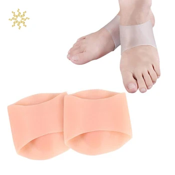 

Silicone Forefoot Metatarsal Pads Pain Relief Orthotics Foot Massage Elastic Protector High Heel Elastic Cushion Foot Care