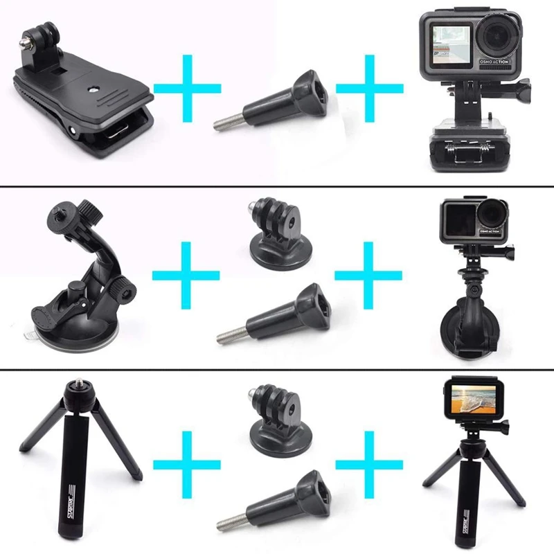 Расширенный комплект для камеры движения Полная серия фитинги для Dji Osmo Action