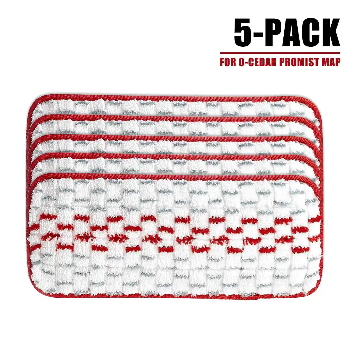 5pcs For ProMist MAP 1/3/5pcs Replacement Head Easy Microfiber Spin Mop Refill Floor Mop Head Housekeeper Home Floor Cleaning for Vileda O-Cedar - Цвет: 5pcs For ProMist MAP