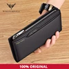 WILLIAMPOLO Long Wallet Men Clutch Bag With Strap Leather Men's Phone Credit Card Luxury Removable Card Holder Walet PL191469 1