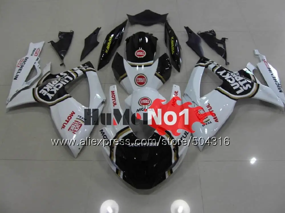 Корпус для SUZUKI GSXR-750 GSXR600 GSX-R750 2008 2009 2010 17MC. 173 GSXR-600 K8 GSXR750 GSXR 600 750 08 09 10 серебристо-серый обтекатель - Цвет: No. 30