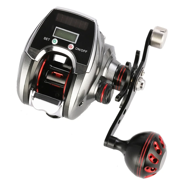 Baitcasting Fishing Reel With Line Counter 16+1 Bearings Baitcaster Wheel  Electronic Digital Display Fishing Line Counter Reels - Fishing Reels -  AliExpress