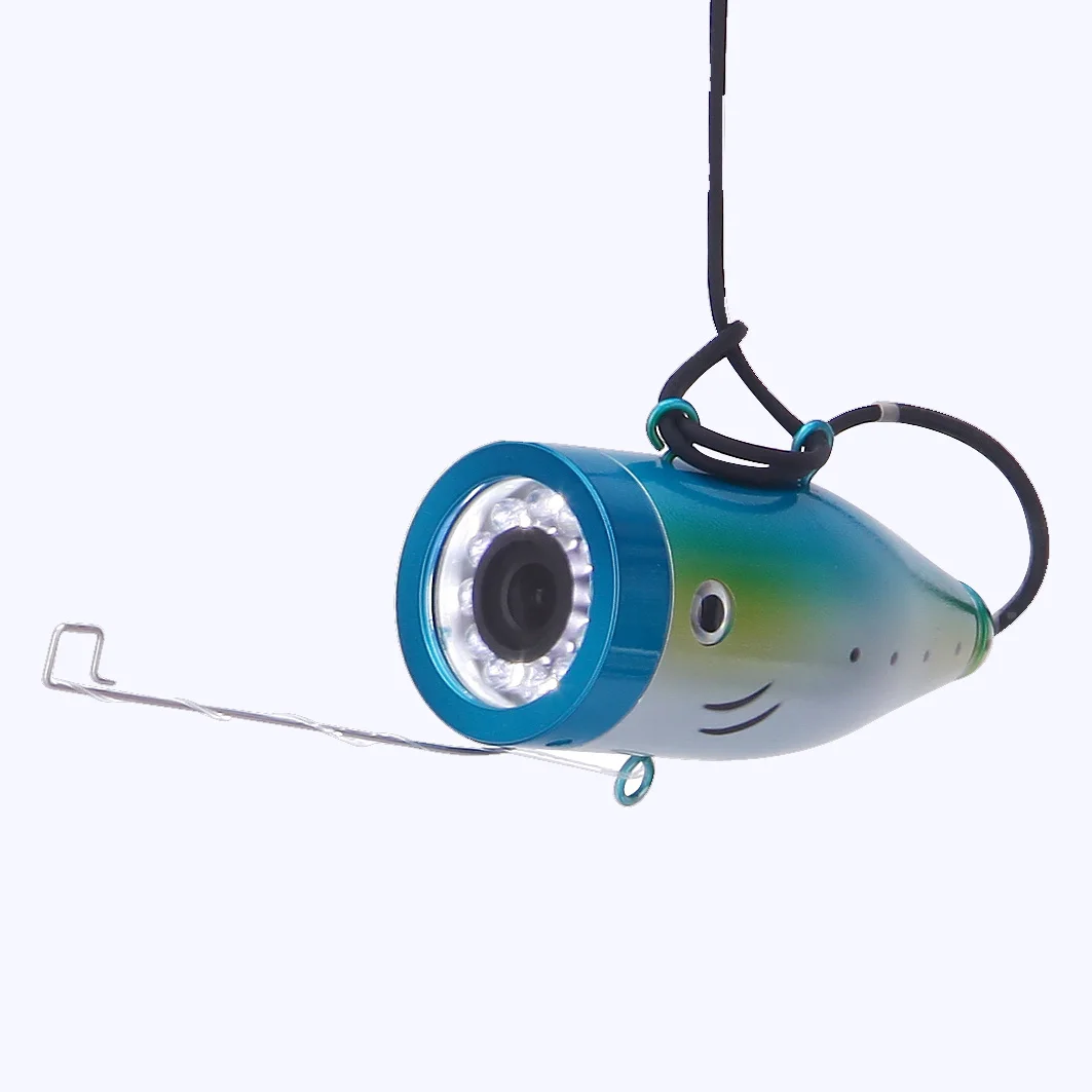 F01s 12 Night-vision Lights Metal Housing Fish-shaped Ice/ocean/lake  Fishing Camera With Special Cables Ip68 Waterproof Durable - Fishing Camera  - AliExpress
