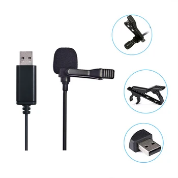 

2.5mm Clip Tie Collar Microphone for Mobile Phone Speaking in Lecture 1.5m Bracket Clip Vocal Audio Lapel Microphones