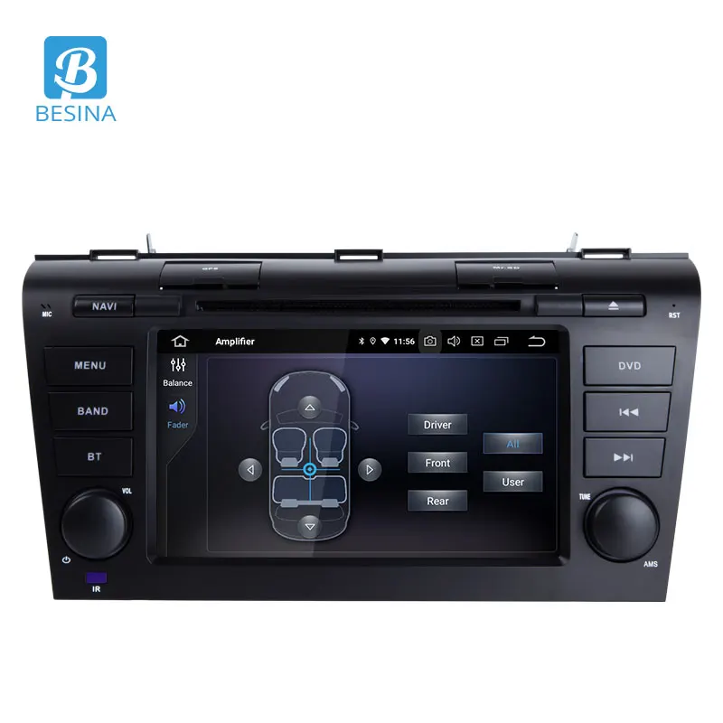 Besina Android 9,0 2 Din автомобильный радиоприемник для Mazda 3 2004-2009 Мультимедиа gps навигация wifi Восьмиядерный 4G+ 64G CD DVD плеер стерео