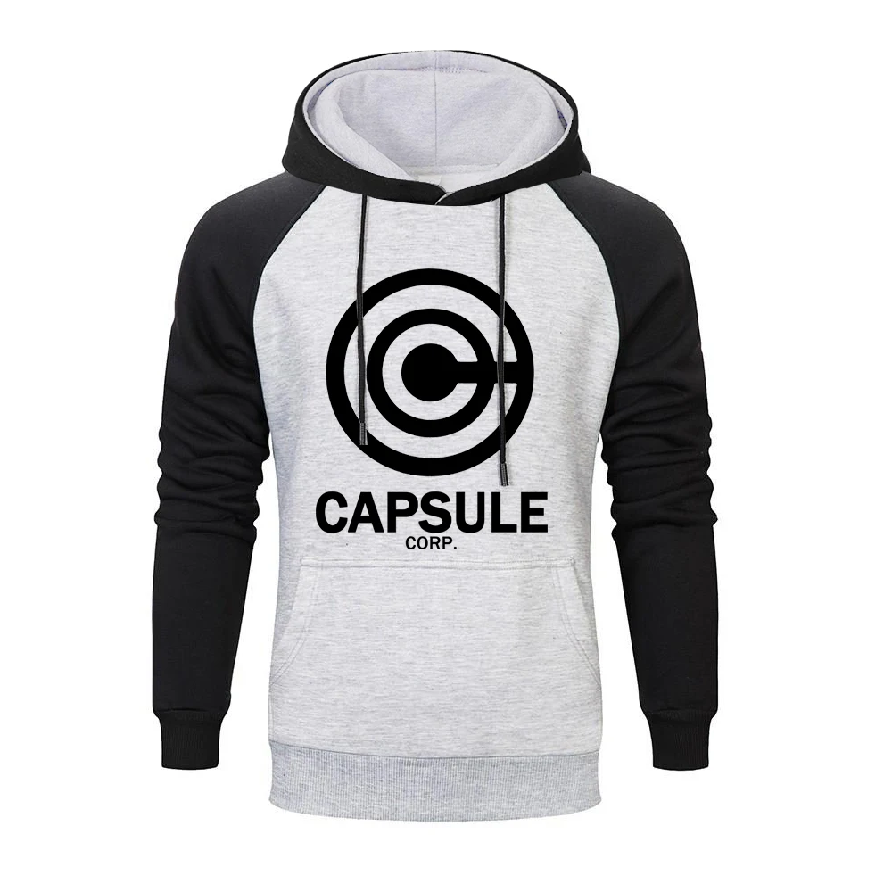 Dragon Ball Z CAPSULE Anime Cartoon Hoodies Sweatshirt 2019 New Spring Winter Fleece Hoodie Men Hip Hop Style Men