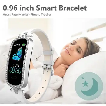 

I9 Women Smart Bracelet IP68 High-end Low Power Consumption Sensor Blood Pressure Heart Rate Monitor Fitness Tracker