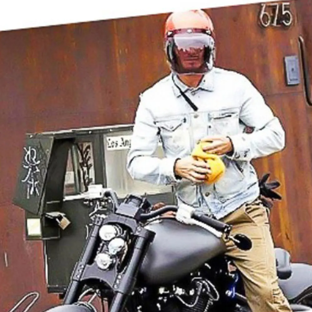 Vehemo Halmet Shield Motorcycle Shield Glasses Lens Motorcycle Helmet Bubble with 3 Snaps Men'S Fashion