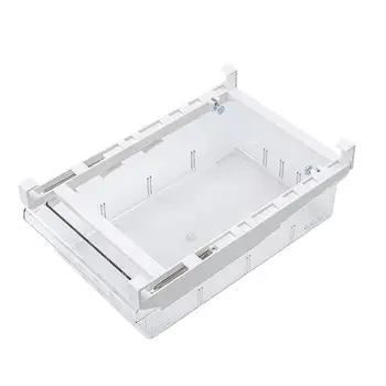 

1Pc Transparent PET Refrigerator Drawer Storage Box Retractable Box Kitchen Storage Orangizer Food Storage Tray