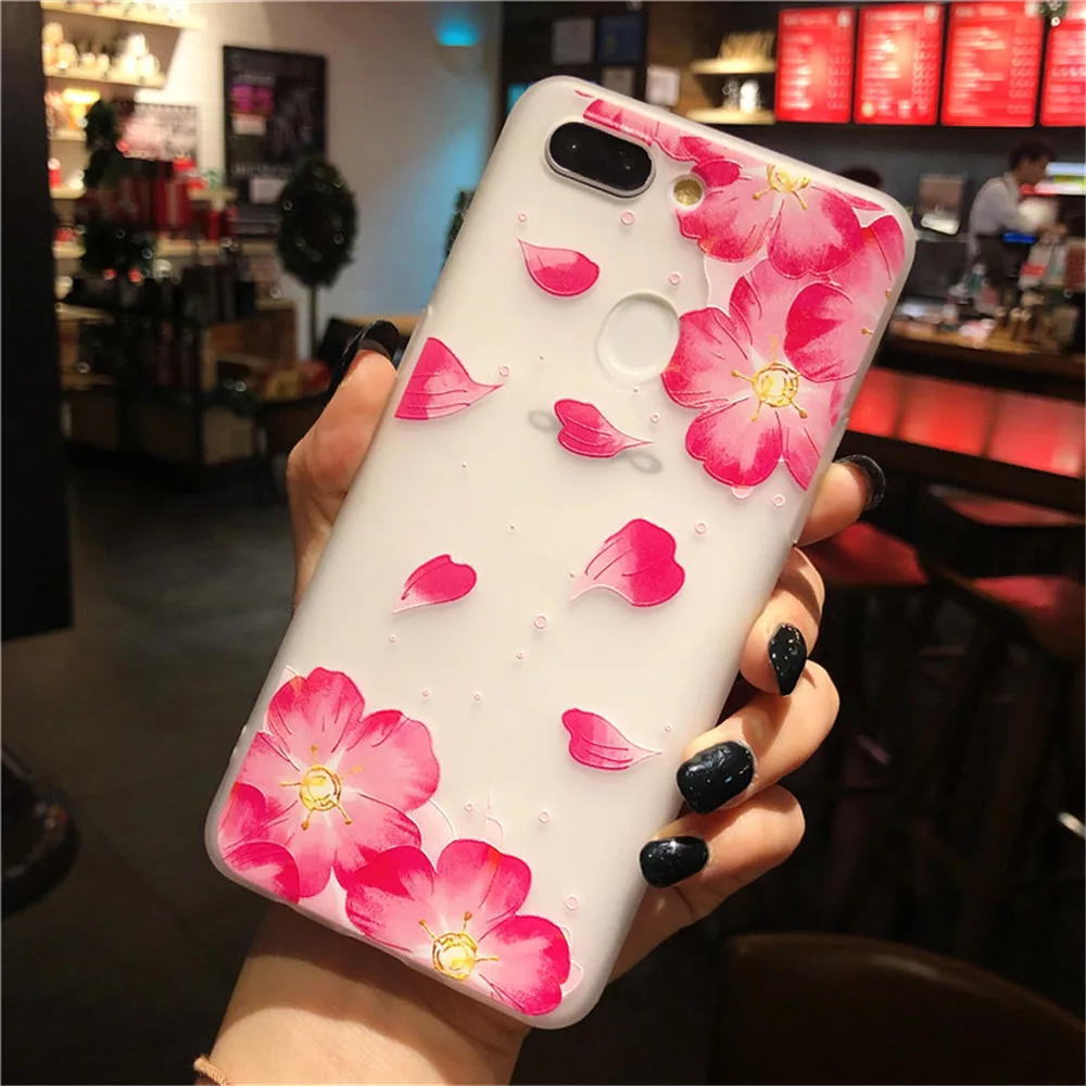3D рельефные Чехлы для телефона OPPO A11X A9X A7X A9 A5 F3 F7 F11 Pro Plus K1 Reno 2 девичий цветок мягкий силиконовый ремешок на запястье Чехол - Цвет: only case G