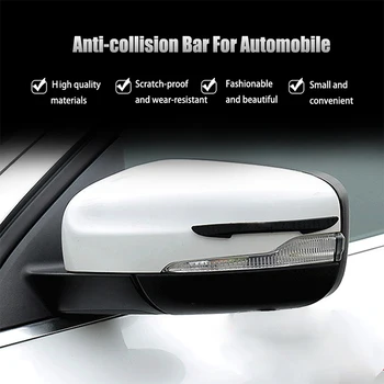 

4pcs For Peugeot 206 207 208 301 306 308 406 407 408 3008 2008 Car Door Anti-collision Strips Rearview Mirror Protective Sticker
