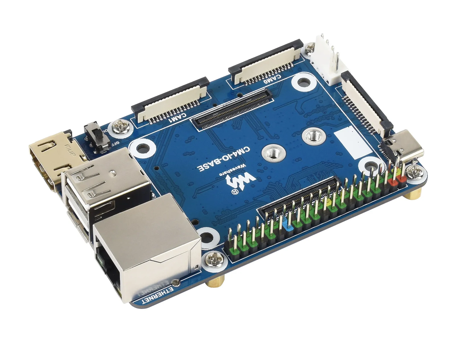   ǻ  CM4  ̴ ̽  (B), º Ŀ: CSI, DSI, RTC, FAN, USB, RJ45 ⰡƮ ̴, M.2  