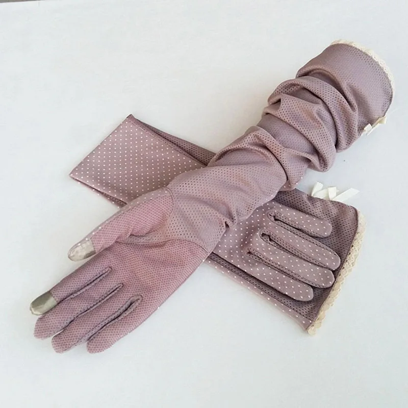 B91 Bean color Женские летние уличные спортивные фитнес-велосипедные солнцезащитные Короткие солнцезащитные Перчатки женские тонкие хлопковые модные перчатки для вождения на полпальца L19 - Цвет: B91 Bean color