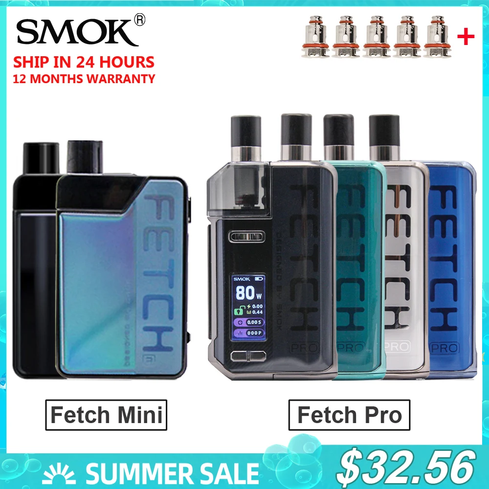 Новинка! Электронных сигарет SMOK принести Pro комплект 4 3 мл Pod картридж Vape с