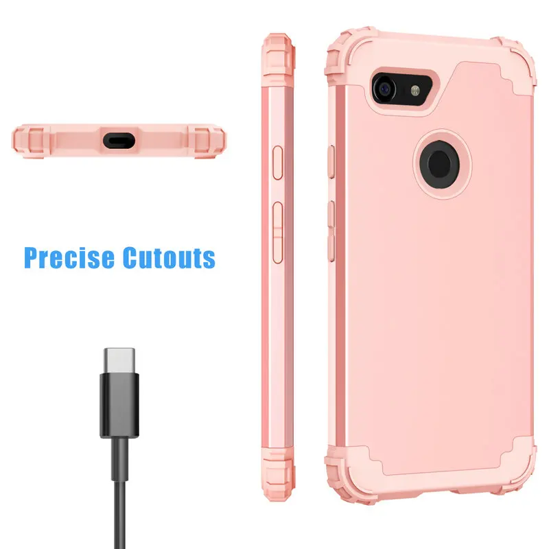 3IN1 противоударный чехол для Google Pixel 3XL чехол Coque Google Pixel 4 XL чехол пикселей 3a 3 XL Pixel3 XL3 4XL XL4 Pixel4 задняя крышка
