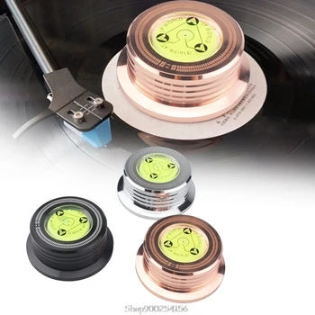 

Universal 50Hz LP Vinyl Record Player Disc Turntable Stabilizer Aluminum Alloy Weight Clamp S30 20 Dropship