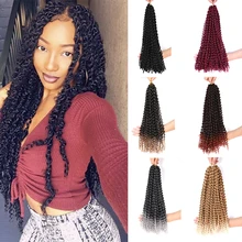 Best Price 18 Inch Passion Twist Hair Crochet Blonde Ombre Braiding Hair Crochet Braid For Women Synthetic Curly Afro Crochet Hair Msglamor Best Price 18 Inch Passion Twist Hair Crochet Blonde Ombre Braiding Hair Crochet Braid For Women Synthetic Curly Afro Crochet Hair Msglamor