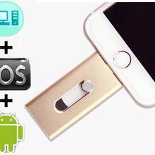 OTG usb 3,0 для iphone 7 usb флэш-накопитель для ipad мини-накопитель 8 Гб 16 Гб 64 Гб 128 ГБ Флешка 32 Гб memoria флеш-накопитель memoria Cel stick