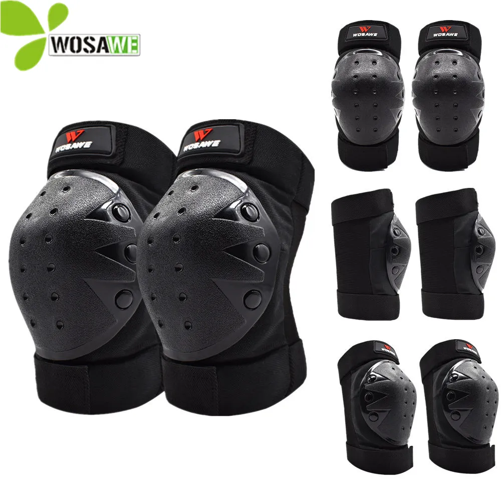 WOSAWE Adult Motorcycle Elbow Knee Pads Set Cycling Snowboard Ski Skateboard Sport Brace Support