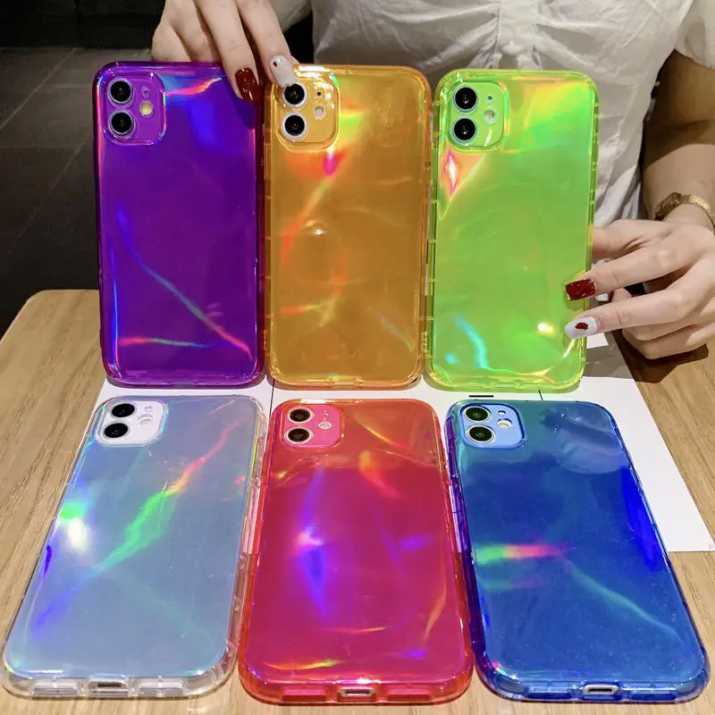 Роскошный блестящий чехол для телефона iPhone 12 MINI 11 Pro X XS Max XR силиконовый SE 2020 7 8 Plus