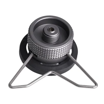 

Outdoor Camping Hiking Stove Burner Adaptor Split Type Furnace Converter Connector Auto-off Gas Cartridge Tank cylinder Adapter