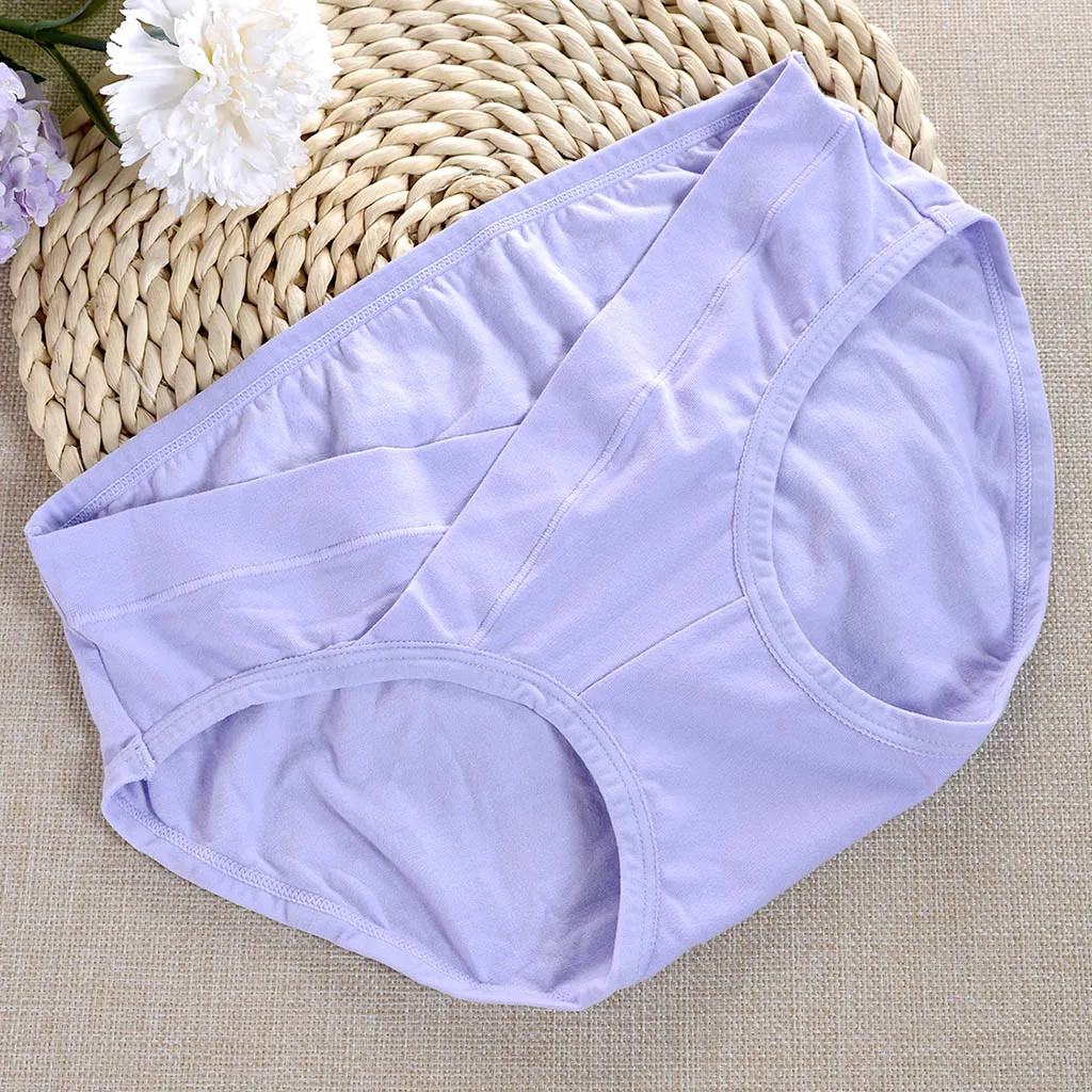 Женская одежда Faja Postparto с низкой талией для беременных нижнее белье из хлопка для беременных дышащие трусики для беременных