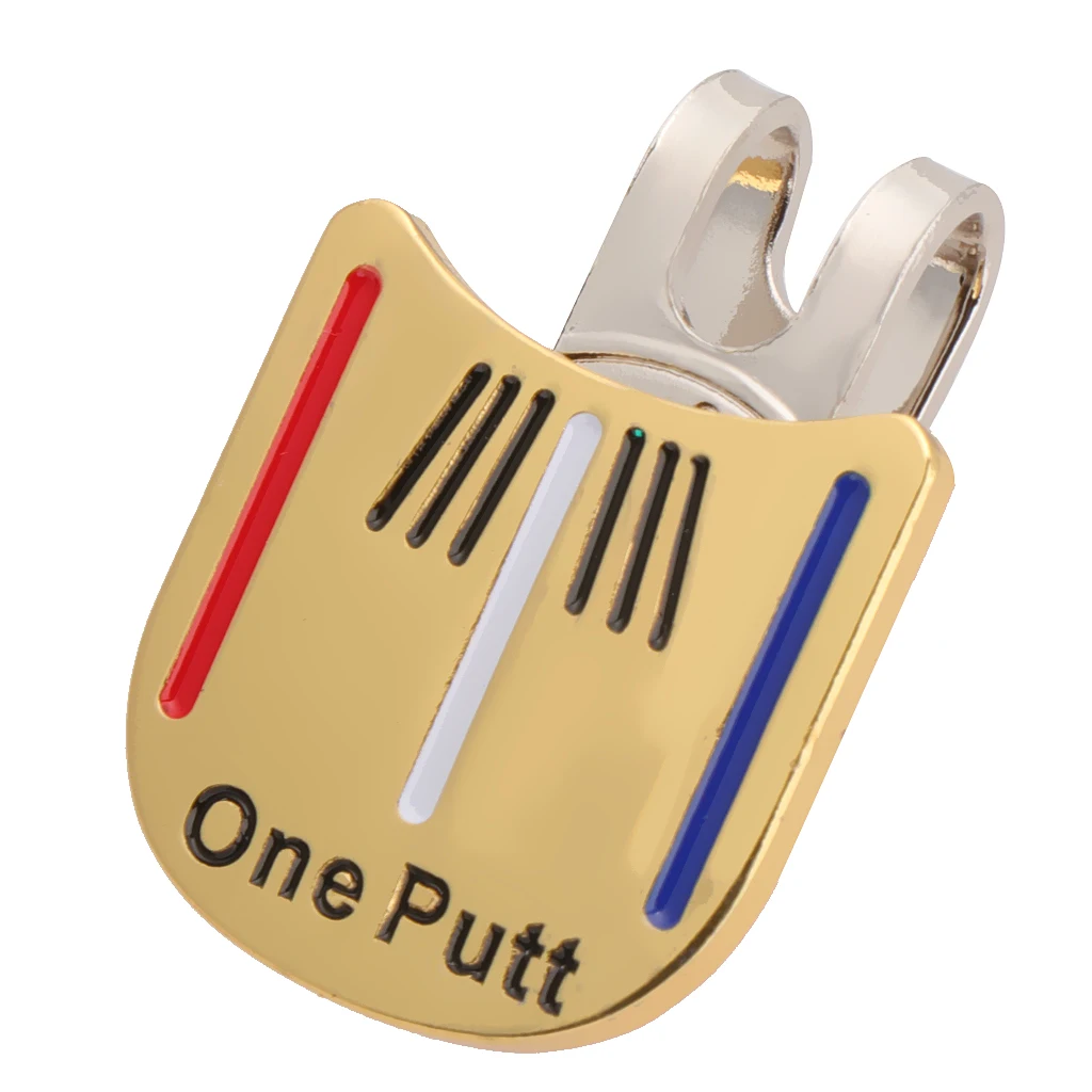 One Putt шляпа козырек клип мяч для гольфа маркеры аксессуары для гольфа любитель гольфа