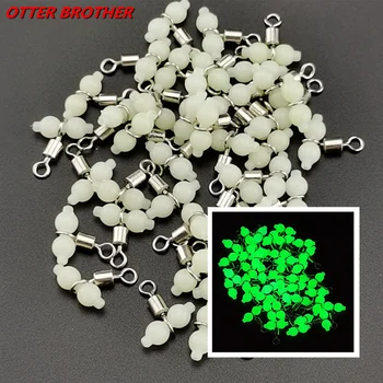 SPECIAL OFFER ❤️ 20PCS/Lot Luminous Cross Line Rolling 3 Way Fishing Connector Swivel Sea Fishing Hook Tackle Accessories High Quality Pesca - discount item 45% OFF Sports & Entertainment