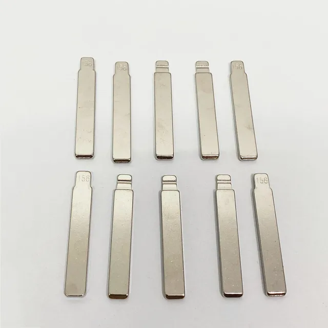 Keychannel 10PCS ใบมีด156 # KD Blade Kia Flip Blank สำหรับ Kia K5 SY5JFRGE04เปลี่ยนรีโมทสำหรับ Hyundai Verna 6
