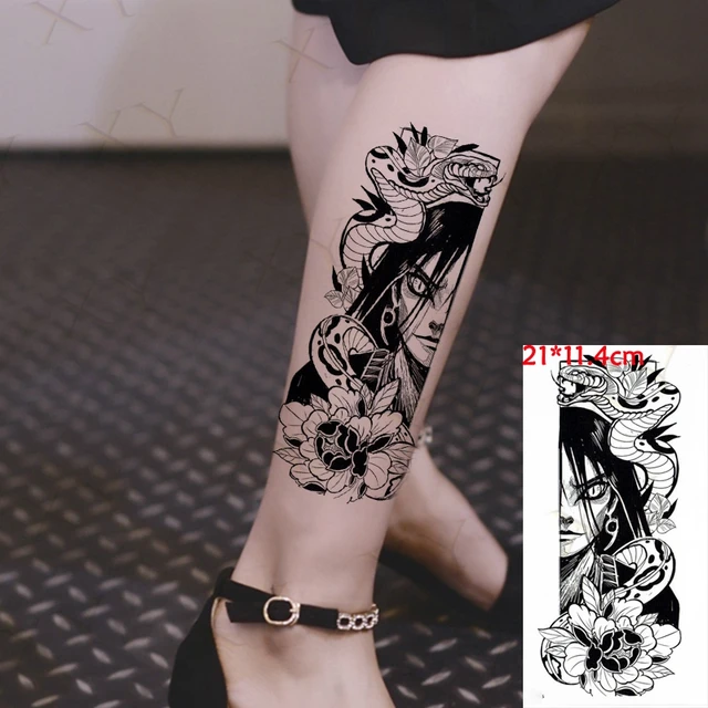 Impermeável bidimensional Naruto Uzumaki tatuagem adesivos, de longa  duração, quadrinhos japoneses, Kakashi Gaara, masculino e feminino -  AliExpress