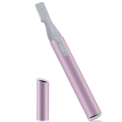 Practical Electric Face Eyebrow Scissors Hair Trimmer Mini Portable Women Body Shaver Remover Blade Razor Epilator Fashion