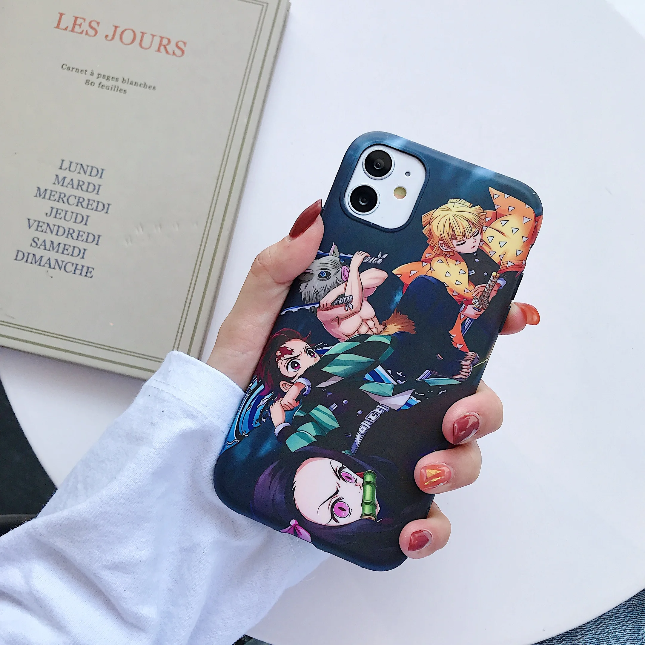 Cute Japan Demon Slayer Case For Iphone 11 12 13 Pro 7 8Plus X XR XS Max Phone Cases Anime Kimetsu No Yaiba Soft TPU Cover Coque iphone 13 pro max case clear