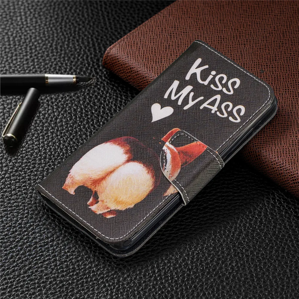Кожаный чехол-книжка для xiaomi Redmi 7, чехол-книжка с бабочкой, чехол-кошелек, чехол для телефона xiaomi Redmi 7 7A, чехол s, чехол
