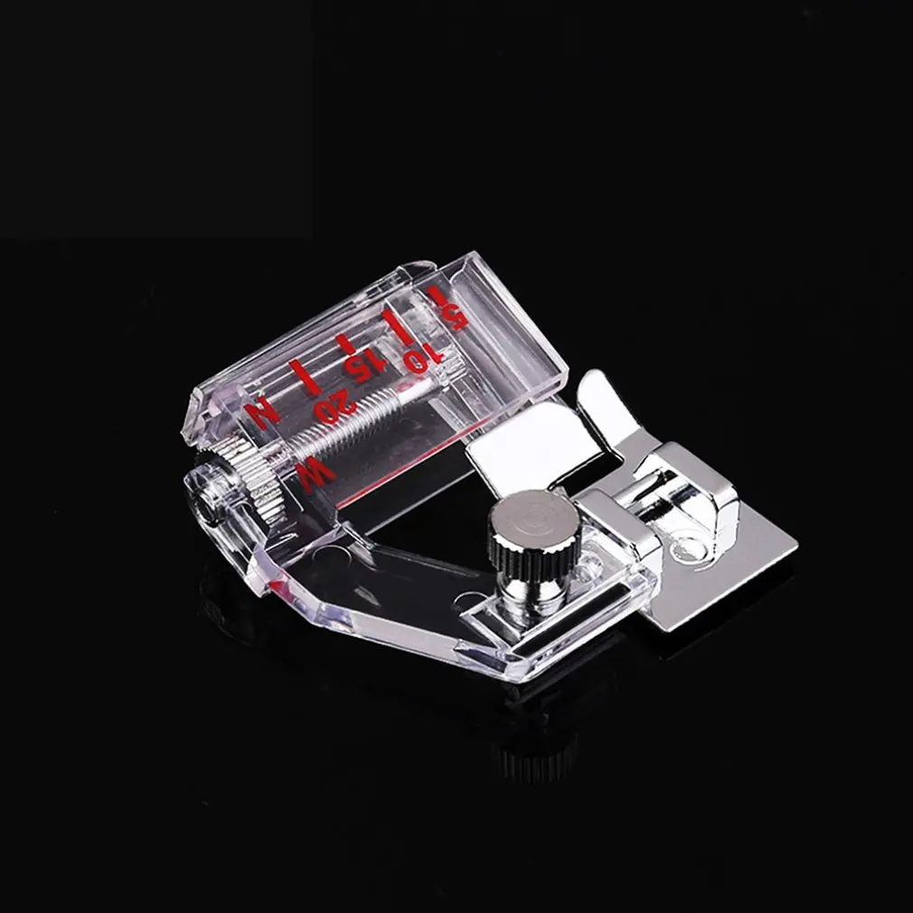 

Edge-wrapped Cloth Strip Press Foot Multifunctional Adjustable Width Household Sewing Machine Accessories 6290