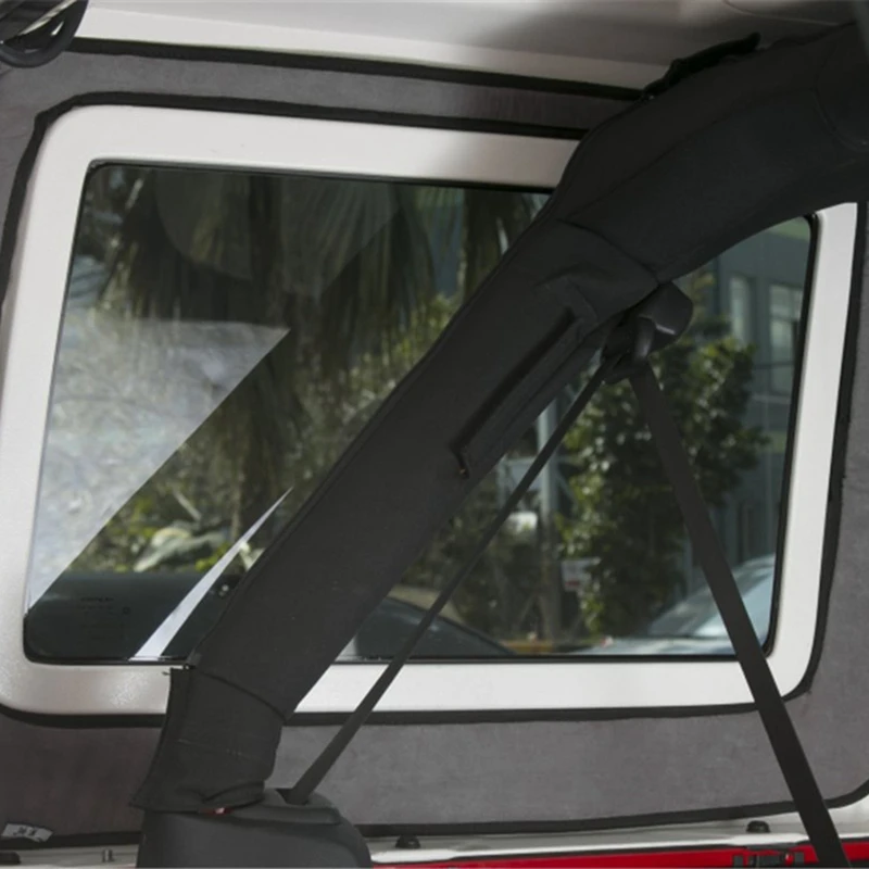 Для Jeep Wrangler Jk подголовник Hardtop изоляция 4 двери 2012- заднее окно и потолочная крыша теплоизоляция хлопок комплект автомобиля S