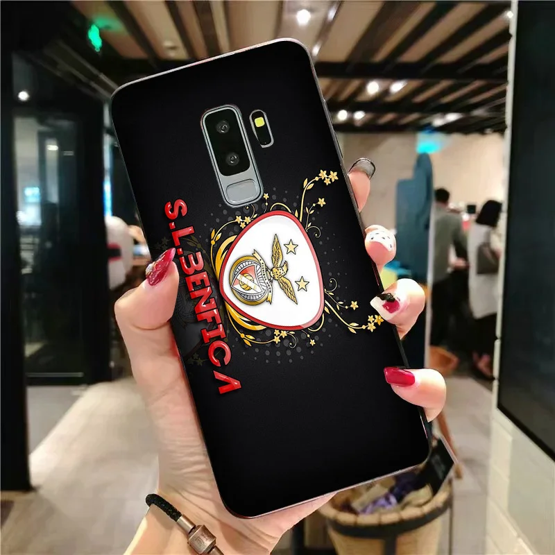 Чехол для телефона Benfica FC чехол для samsung Galaxy S10 S8 S7 Edge DIY черный мягкий TPU для A9 C10 C9 J7 Max Note 8 Note 9 S8 S10E