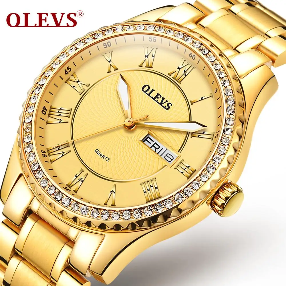 

Business Quartz Watch OLEVS Waterproof Men's Watch Fashion Stainless Steel Wristwatch Male Clock Dress Relogio Masculino 6899