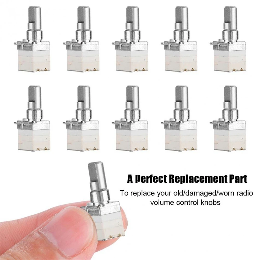 10Pcs Power Switch Volume Switch For MOTOROLA GP340 GP344 GP380 P040 CP040 P140 EP450 PR400 DP1400 DEP450 CP200D PRO5150 PRO5550