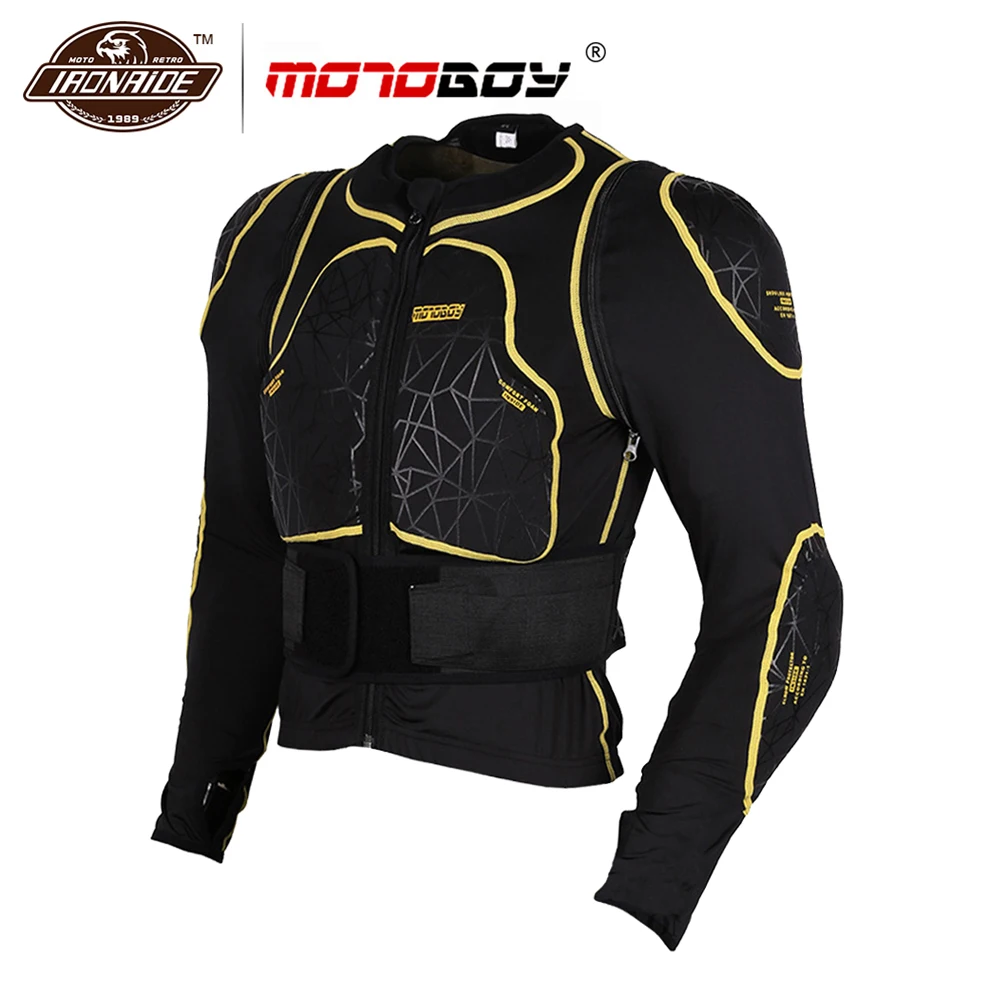 

MOTOBOY Motorcycle Jacket Protective Gear Motocross Protection Moto Jacket Motorcycle Armor Racing Body Armor Black Moto Armor