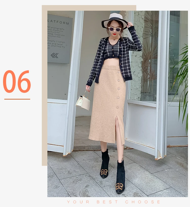 Fv2251 new autumn winter women fashion casual sexy Skirt kawaii plus size skirt long skirt harajuku